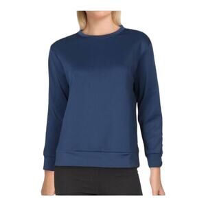 NEW Nicole Miller Sport Scuba Striped Sweatshirt Size Medium